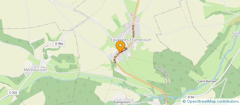 localisation de l'entreprise MONSIEUR GERARD HEULIN  EQUENNES-ERAMECOURT