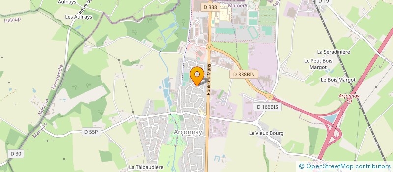 localisation de l'entreprise MONSIEUR GERARD HEUZARD  ARCONNAY