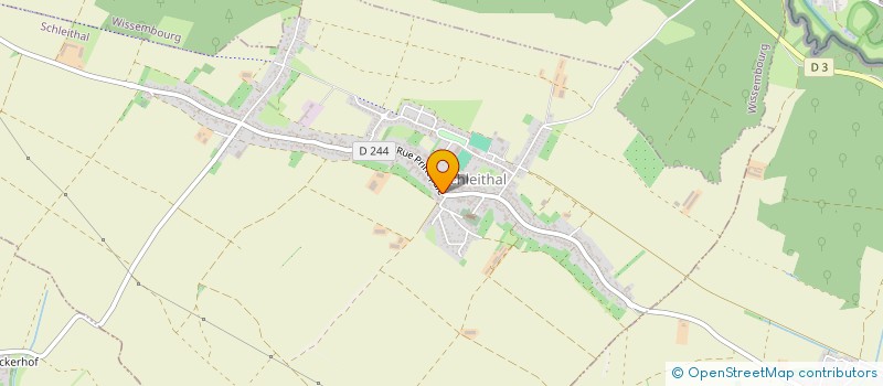 localisation de l'entreprise MONSIEUR GERARD HIEBEL  SCHLEITHAL