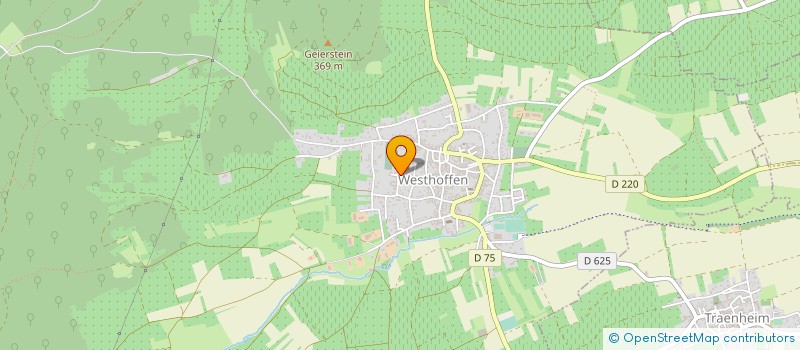 localisation de l'entreprise MONSIEUR GERARD HINZ  WESTHOFFEN