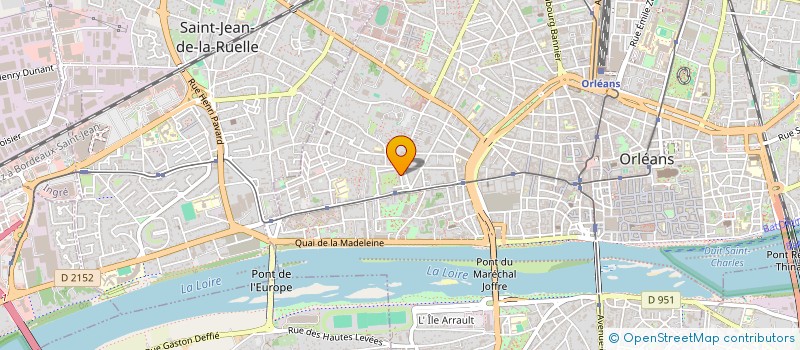 localisation de l'entreprise MONSIEUR GERARD HOCMARD à ORLEANS