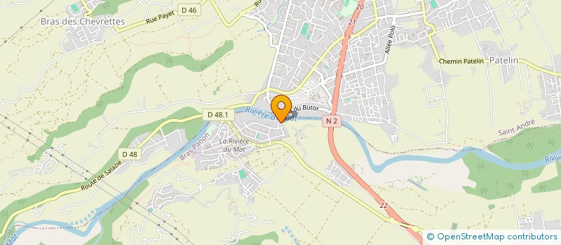 localisation de l'entreprise MONSIEUR GERARD HOMESPUN  BRAS-PANON