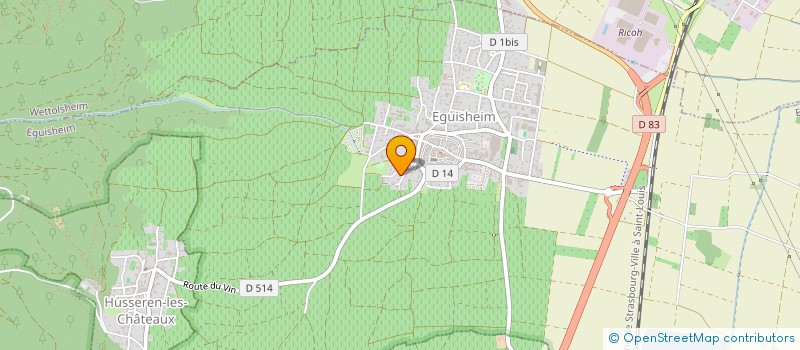 localisation de l'entreprise MONSIEUR GERARD HORBER  OBERMORSCHWIHR