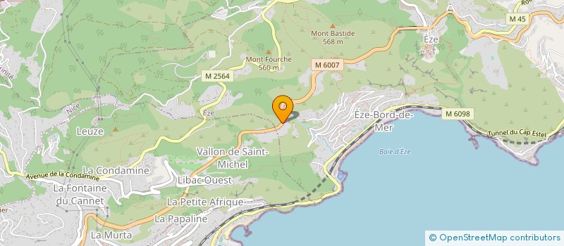 localisation de l'entreprise MONSIEUR GERARD HOSTEAU  EZE