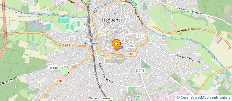 localisation de l'entreprise MONSIEUR GERARD HOSTI  HAGUENAU