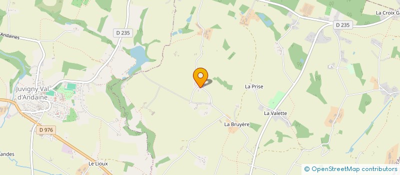 localisation de l'entreprise MONSIEUR GERARD HOUDOU à RIVES D'ANDAINE