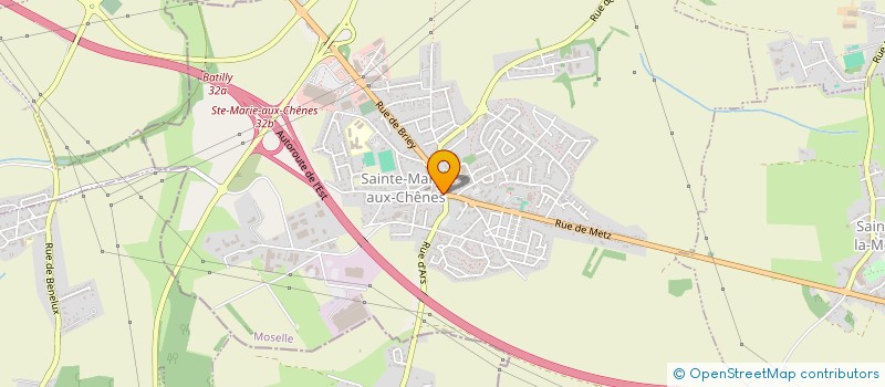 localisation de l'entreprise MONSIEUR GERARD HOUPERT  SAINTE-MARIE-AUX-CHENES