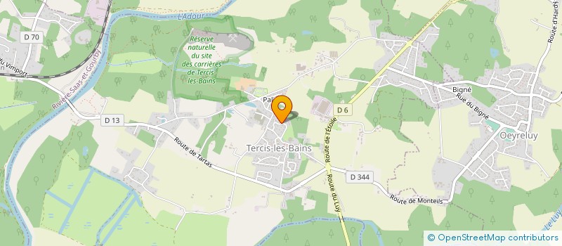 localisation de l'entreprise MONSIEUR GERARD HOURTANE  TERCIS-LES-BAINS