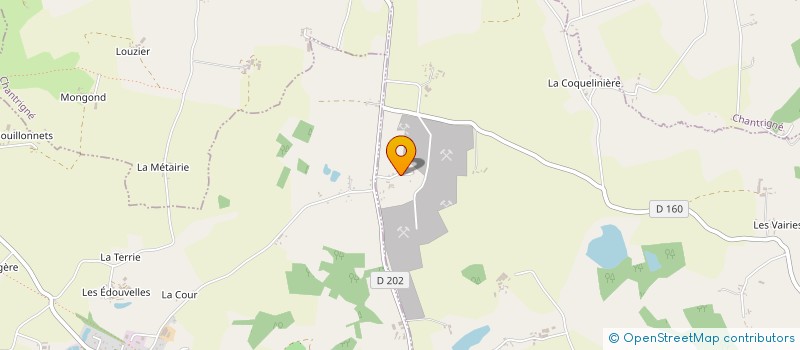 localisation de l'entreprise MONSIEUR GERARD HUBERT  MONTREUIL-POULAY