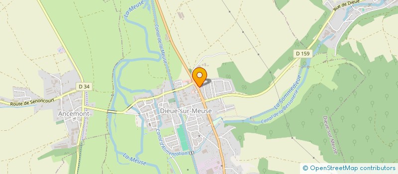 localisation de l'entreprise MONSIEUR GERARD HUMBERT à DIEUE-SUR-MEUSE