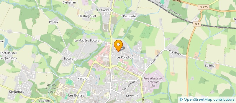 localisation de l'entreprise MONSIEUR GERARD HUNG-CHEI-TUI  QUESTEMBERT