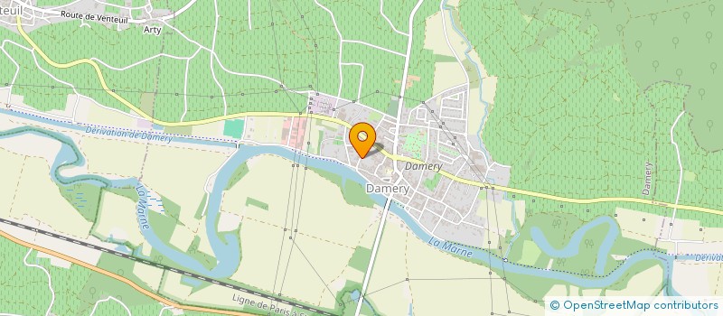 localisation de l'entreprise MONSIEUR GERARD HUSSON  DAMERY