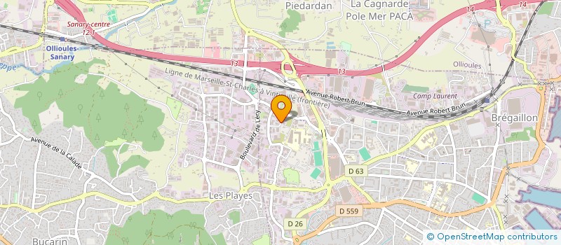 localisation de l'entreprise MONSIEUR GERARD IFFRIG  LA SEYNE-SUR-MER