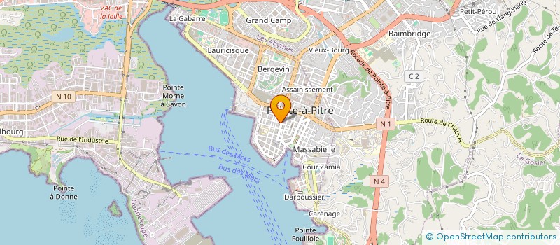 localisation de l'entreprise MONSIEUR GERARD IMAMBAKAS à POINTE A PITRE