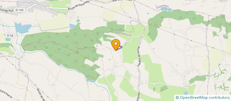 localisation de l'entreprise MONSIEUR GERARD INFANTI  ROCHETOIRIN