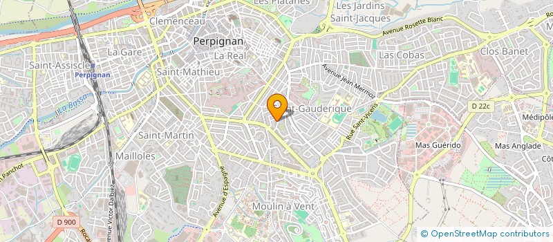localisation de l'entreprise MONSIEUR GERARD IRLES à PERPIGNAN