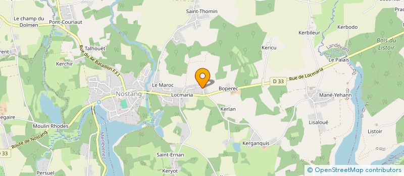 localisation de l'entreprise MONSIEUR GERARD IUNG à LANDAUL