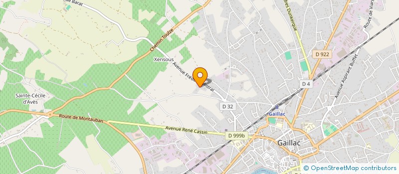 localisation de l'entreprise MONSIEUR GERARD JACOTTET à GAILLAC