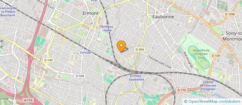 localisation de l'entreprise MONSIEUR GERARD JACQUES à ERMONT