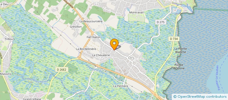 localisation de l'entreprise MONSIEUR GERARD JACQUOT  LE CHATEAU-D'OLERON