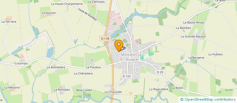 localisation de l'entreprise MONSIEUR GERARD JAMET à MOISDON-LA-RIVIERE