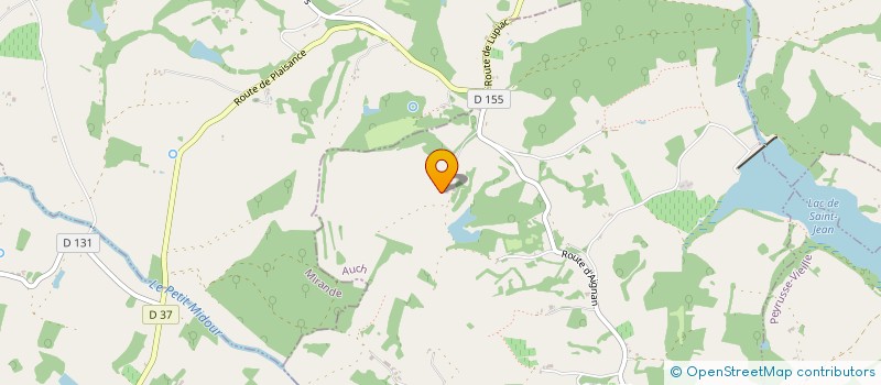 localisation de l'entreprise MONSIEUR GERARD JAMIN  SAINT-PIERRE-D AUBEZIES