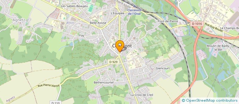localisation de l'entreprise MONSIEUR GERARD JANDIN à CLERMONT