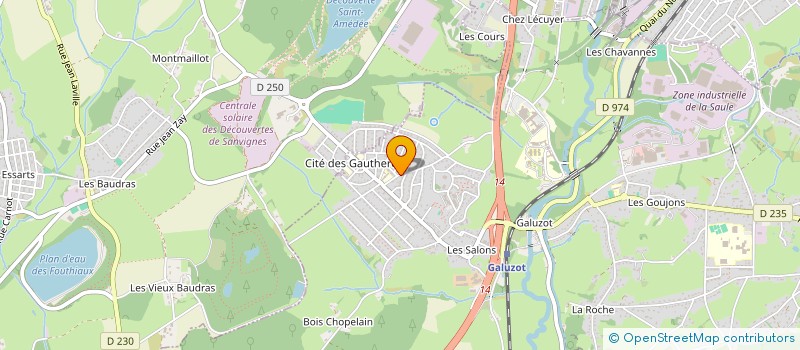 localisation de l'entreprise MONSIEUR GERARD JANIN  SAINT-VALLIER