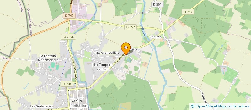 localisation de l'entreprise MONSIEUR GERARD JARDIN  CHAVEIGNES