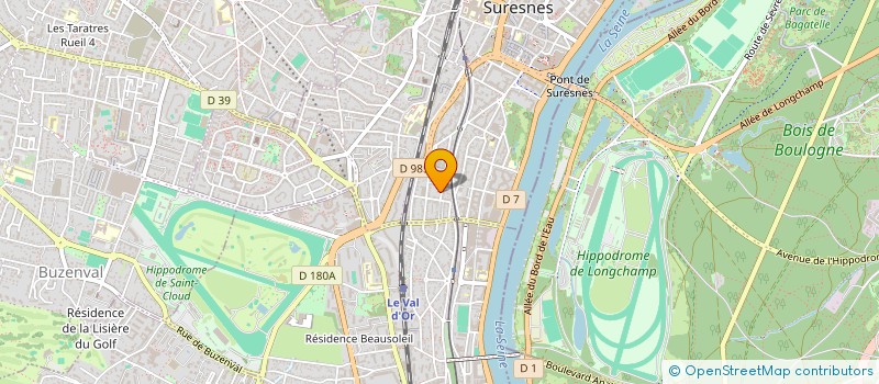 localisation de l'entreprise MONSIEUR GERARD JEAN à SURESNES