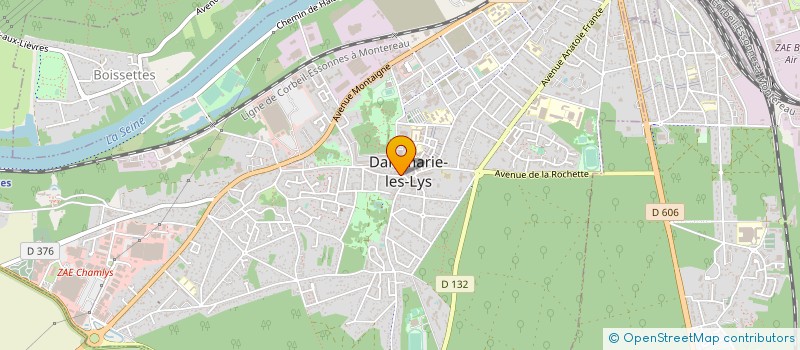 localisation de l'entreprise MONSIEUR GERARD JEANDRE à DAMMARIE-LES-LYS