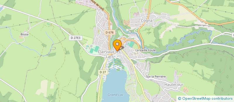 localisation de l'entreprise MONSIEUR GERARD JEANNIN  PONT-DE-POITTE