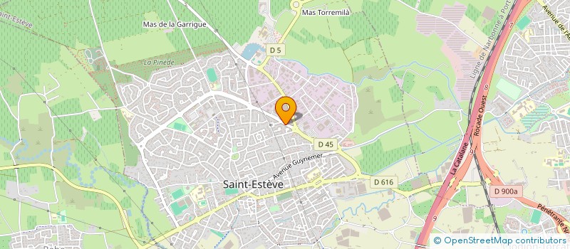 localisation de l'entreprise MONSIEUR GERARD JOFFRE  SAINT-ESTEVE