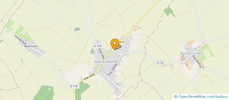 localisation de l'entreprise MONSIEUR GERARD JOLY à MAILLY-MAILLET
