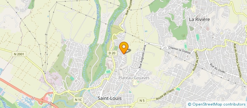 localisation de l'entreprise MONSIEUR GERARD JONAS à SAINT-LOUIS