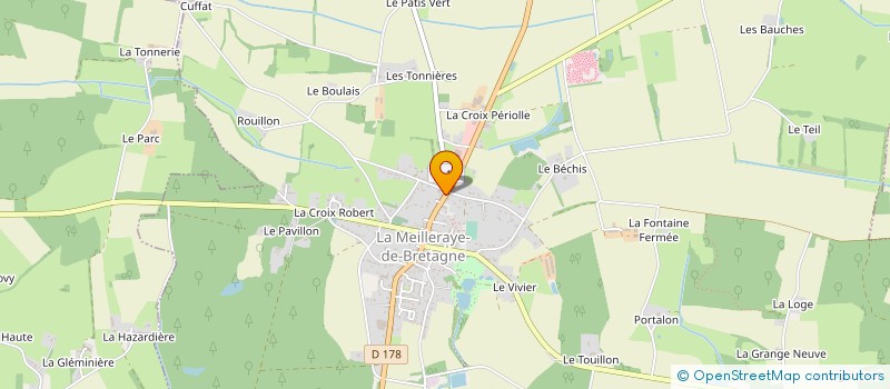 localisation de l'entreprise MONSIEUR GERARD JOUAN à LA MEILLERAYE-DE-BRETAGNE