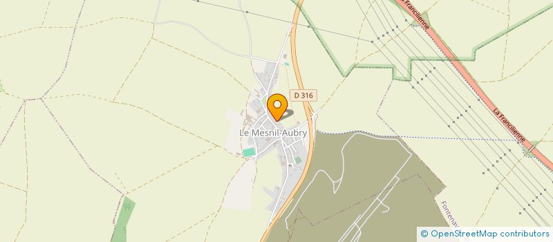 localisation de l'entreprise MONSIEUR GERARD JOUBERT  LE MESNIL-AUBRY