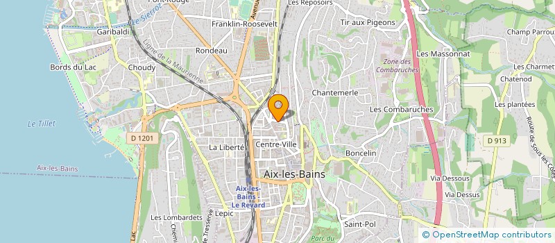 localisation de l'entreprise MONSIEUR GERARD JOUESNET  AIX-LES-BAINS