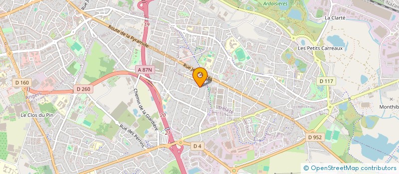 localisation de l'entreprise MONSIEUR GERARD JOUET  LES PONTS-DE-CE