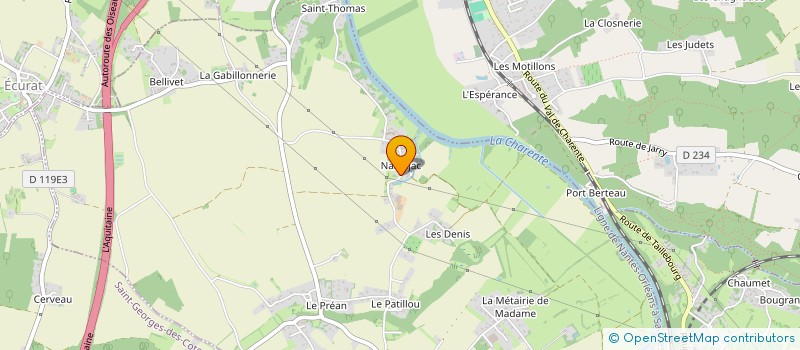 localisation de l'entreprise MONSIEUR GERARD JOURDAIN  SAINTES