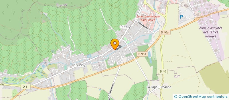 localisation de l'entreprise MONSIEUR GERARD JOURNE  PIERRY