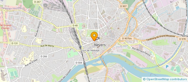 localisation de l'entreprise MONSIEUR GERARD JUBAULT à NEVERS
