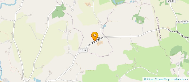 localisation de l'entreprise MONSIEUR GERARD JUGE à VIMARTIN-SUR-ORTHE