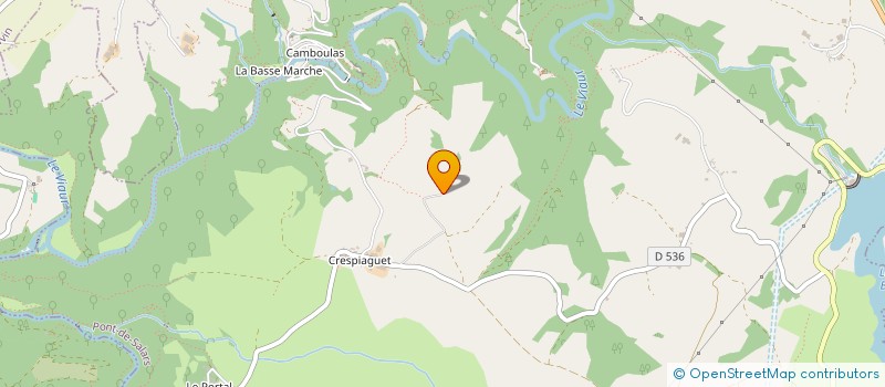 localisation de l'entreprise MONSIEUR GERARD JULIEN  PONT-DE-SALARS