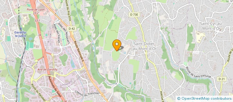 localisation de l'entreprise MONSIEUR GERARD KECK  SAINT-DIDIER-AU-MONT-D'OR