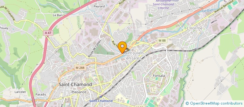 localisation de l'entreprise MONSIEUR GERARD KEKAYAS  SAINT-CHAMOND