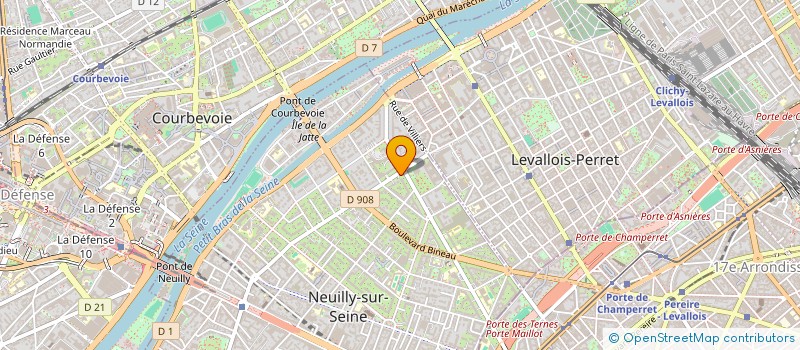 localisation de l'entreprise MONSIEUR GERARD KERTEZ à NEUILLY-SUR-SEINE
