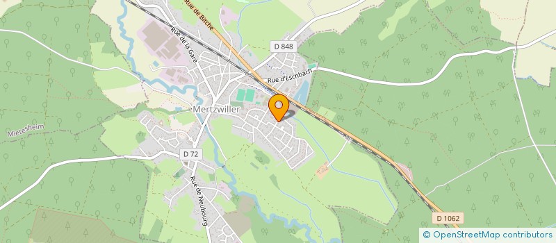 localisation de l'entreprise MONSIEUR GERARD KETTERER  MERTZWILLER