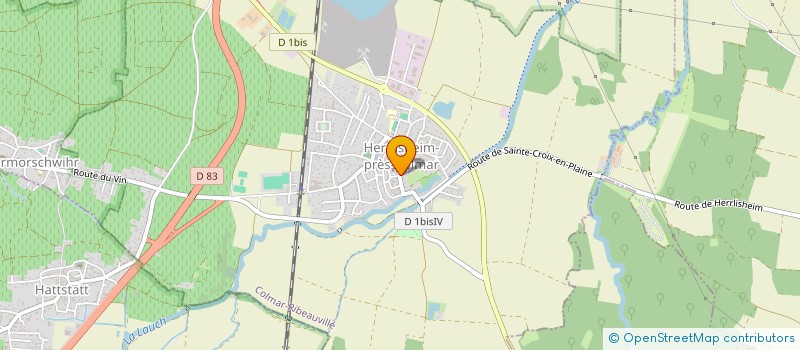 localisation de l'entreprise MONSIEUR GERARD KETTERER  HERRLISHEIM-PRES-COLMAR