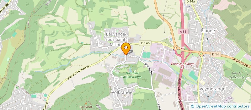 localisation de l'entreprise MONSIEUR GERARD KIFFER  THIONVILLE